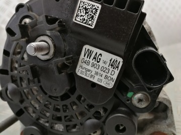 04B903023D 140A ALTERNÁTOR VW POLO 6R 6C SKODA FABIA III SEAT IBIZA 1,4 TDI