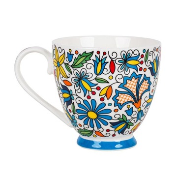 FILIŻANKA FOLK W PUDEŁKU - WZORY KASZUBSKIE 350 ML FOLKSTAR