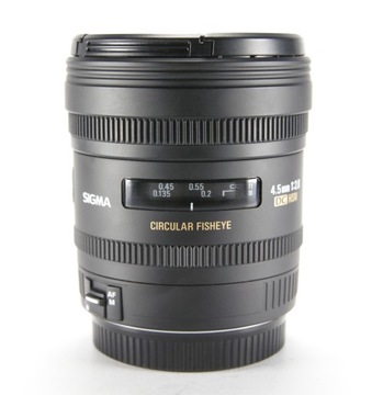Sigma 4.5mm f/2.8 DC HSM moc Canon EF SKLEP OKAZJA