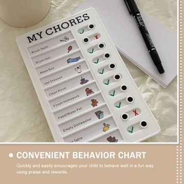 Список задач Таблица поведения на доске Ребенок