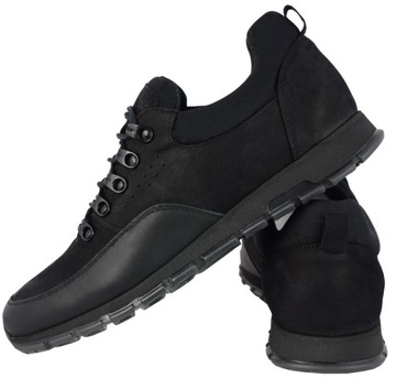 BUTY CASUAL MĘSKIE SKÓRA CZARNE 41 27,5 cm PAN 150
