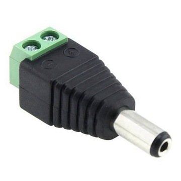 męska wtyczka zasilania DC Adapter do CCTV kamery
