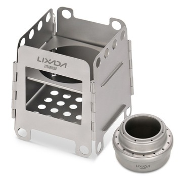 Lixada Portable Titanium Lightweight Folding Wood