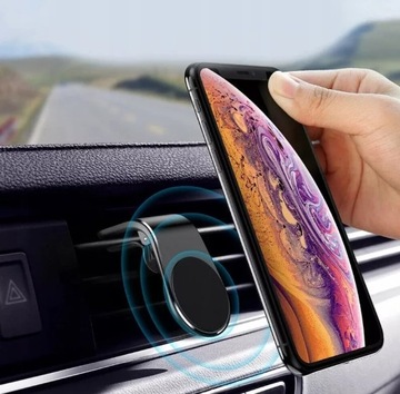 МАГНИТНЫЙ ДЕРЖАТЕЛЬ ДЛЯ ТЕЛЕФОНА С РЕШЕТКОЙ из АБС-пластика + ПЛАСТИНКА