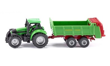 SIKU 16 - TRAKTOR Z PRZYCZEPĄ S1673