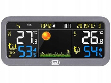 МЕТЕОСТАНЦИЯ METEO ME3P20RC ПОГОДНЫЕ ЧАСЫ