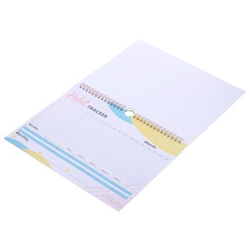 Record Planner Calendar Monthly Undated Daily Workout Tracker Journal