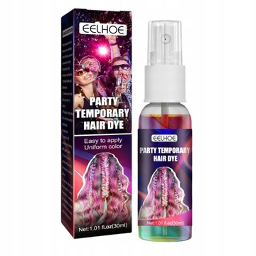 Farba do włosów w sprayu 30mL Szybkoschnący