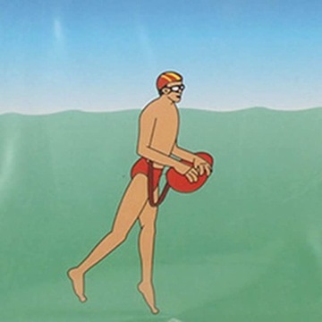 НАДУВНОЙ БОЙ ДЛЯ ПЛАВАНИЯ С РОЗОВЫМ НАбедренным поясом