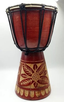 BĘBENEK DJEMBE BRĄZOWY