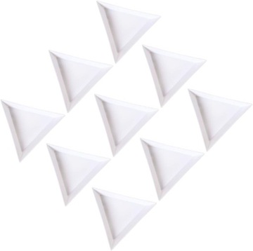 160 шт., треугольная пластина для дизайна ногтей, ювелирная тарелка Triangle Kor