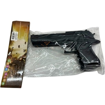 PISTOLET NA KULKI PLASTIKOWE DESERT EAGLE IMITACJA BRONI METALOWA RĘKOJEŚĆ