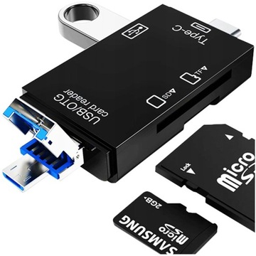 CZYTNIK KART SD MicroSD TF USB USB-C MICRO-USB OTG