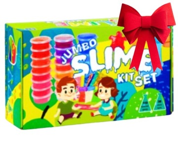 НАБОР SLIME LARGE SLIME XXL — пластиковая масса 128 в 1