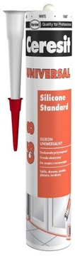 HENKEL Silikon sanitarny uniwersalny Ceresit CS 8 biały 280 ml