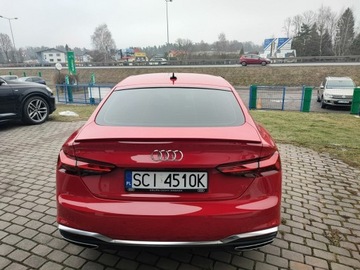 Audi A5 F5 Coupe Facelifting 2.0 40 TDI 204KM 2021 Audi A5 Sportback Quattro + S-Line + tylko 32770, zdjęcie 4