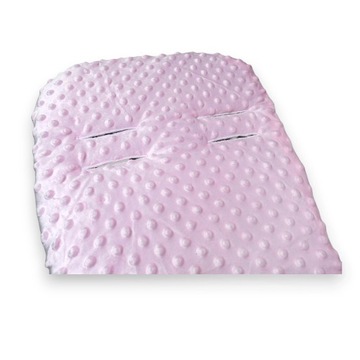 ВСТАВКА ДЛЯ КОЛЯСКИ, УНИВЕРСАЛЬНАЯ, ДВУХСТОРОННЯЯ, ХЛОПКОВЫЙ И МИНКИ ЦВЕТА