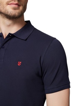 Zestaw Koszulek Polo 2-pak Biały i Granatowy Próchnik PM3 5XL