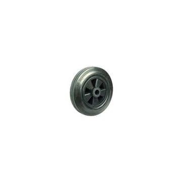 Koło kauczukowe 125mm/125 kg czarne DOMINO