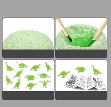 НАБОР СВЕТЯЩЕЙСЯ ДИНОЗАВРОВОЙ ШАХТЫ РАСКОПКИ 12 БОЛЬШИХ ЯИЦ АРХЕОЛОГ