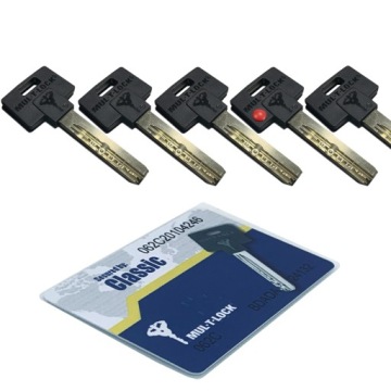 WKŁADKA MUL T LOCK CLASSIC 31/50 5 KLUCZY ZĘBATKA
