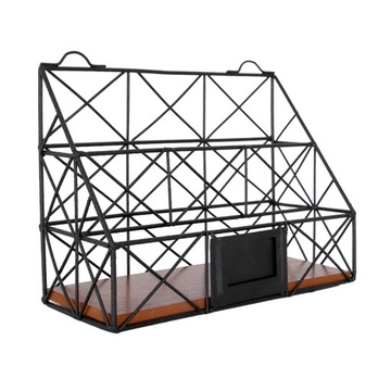 Wieszak ścienny Iron Rack Organizer na książk