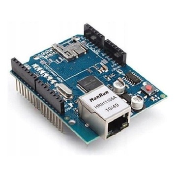 MODUŁ SIECIOWY ETHERNET SHIELD W5100 CZYTNIK KARD MIKROSD