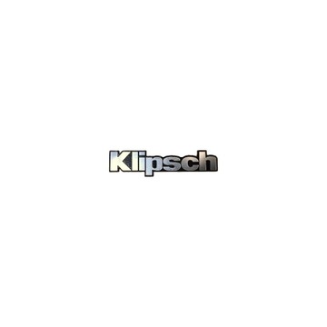 Naklejka Emblemat Logo KLIPSCH srebrna 42x10mm