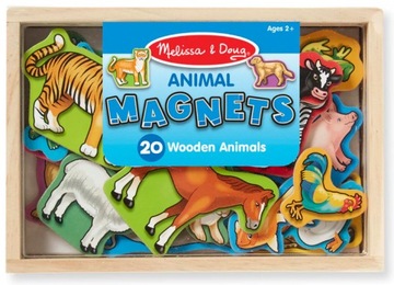 Drewniane Magnesy Zwierzęta Magnes 10475 Melissa