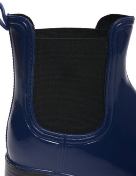 KALOSZE DAMSKIE SZTYBLETY LAKIEREK granat 36