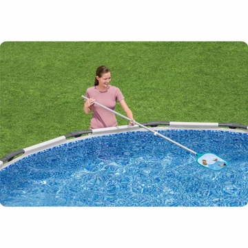 Набор для чистки бассейна, палка 167 см + пылесос + сетка Bestway 58013