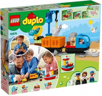 LEGO Bricks DUPLO 10875 Товарный поезд