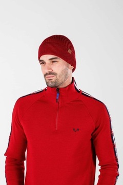 Unisex Cap со 100% мериносовой шерсть 210 г/м² рыбак черный