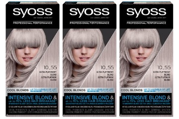 КРАСКА SYOSS 10-55 УЛЬТРА ПЛАТИНОВЫЙ БЛОНД - 3 шт.