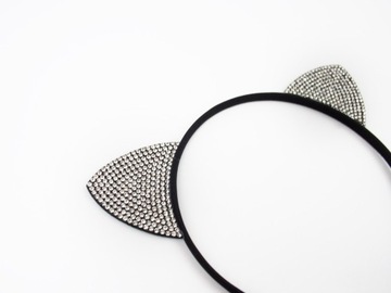 ПОВЯЗКА НА ГОЛОВУ * GLAM CAT * кошачьи ушки для мальчишника