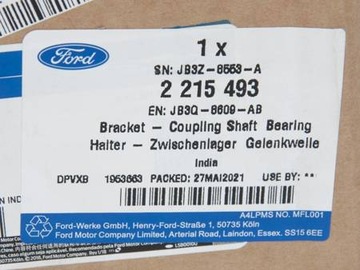 KOLO ŘEMENICE FORD RANGER JB3Q-8609-BA 2215493 2.0DIESEL 2019ROK=>