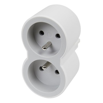 LEGRAND Rozgałęźnik 2x2P+Z B/S 049431
