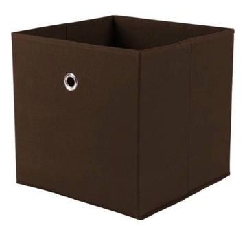Organizer Pojemnik Składany Pudełko Clever Brązowy Tekstylny 31 x 31 CM