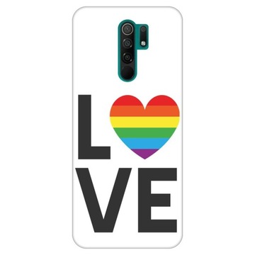 Etui do Xiaomi Redmi 9 Wzory LGBT Queer Tęcza