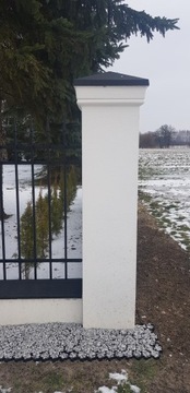 OGRODZENIA DWORKOWE ,SŁUPY,PRZĘSŁA BETONOWE