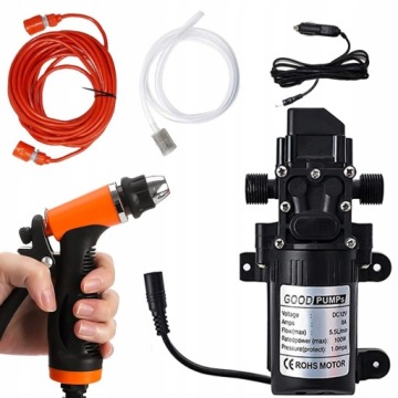 Портативный водяной насос давления шайба 12V 100W