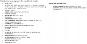 Интерфейсный адаптер LPG 7-2 Tartarini