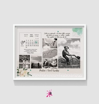 ПЕРСОНАЛИЗИРОВАННЫЙ ПОСТЕР ПОДАРОК ​​СВАДЕБНЫЕ ИМЕНА+ДАТА+ФОТО ПАР+РАМКА ПОЖЕЛАНИЯ 30х40