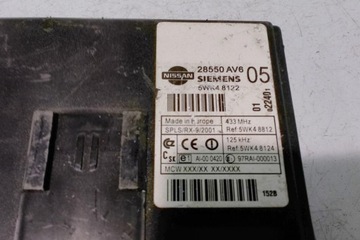 MODUL POHODĚ NISSAN PRIME HATCHBACK (P12) 28550AV6 1.8L GASOLINE 103KW