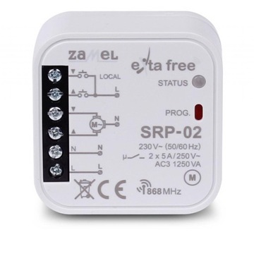 Контроллер жалюзи Zamel EXTA FREE SRP-02