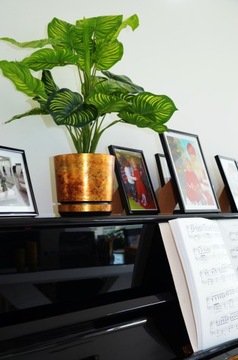 ДЕКОР диаметр цветочного горшка 21 см, медный цвет