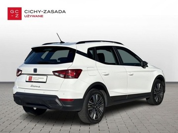 Seat Arona Crossover Facelifting 1.0 TSI 110KM 2022 Seat Arona 1.0 110KM Full LEDCzujniki Parkowania NiskiPrzebieg SalonPL FV23, zdjęcie 4