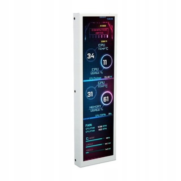 Monitor temperatury komputera 8.8 Cal IPS edytor