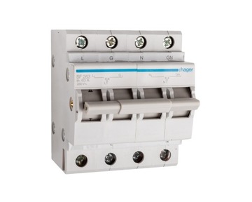 Przełącznik sieć-agregat 2P 63A Hager 230 V IP20 SF263
