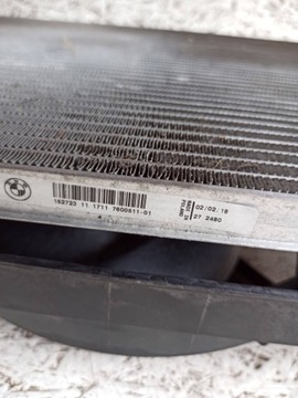 BMW I3 CHLADIČ VODY VENTILÁTOR 7600511 8642143